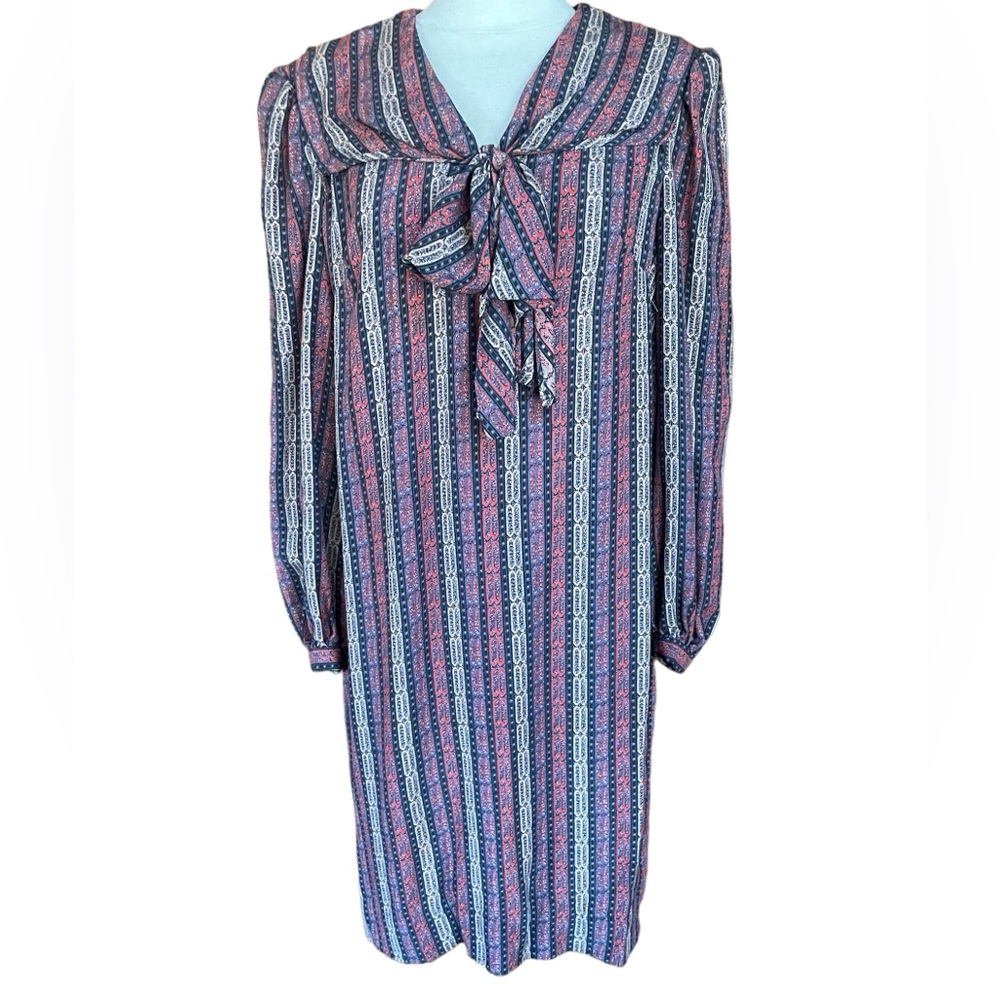 Vintage Poly Blend Shift Dress